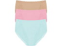 (取寄) ナトリ レディース ブリス フレンチ カット 3-パック Natori women Bliss French Cut 3-Pack Whipped Mint/Cafe/Pink Nectar(4)