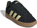 (取寄) アディダス レディース グランド コート アルファ 00s adidas women Grand Court Alpha 00s Black/Almost Yellow/Gum