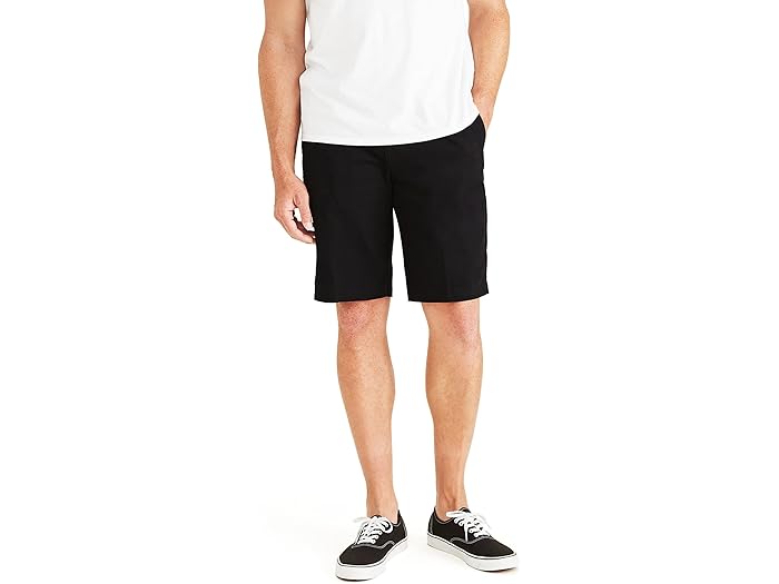 (取寄) ドッカーズ メンズ ビッグ アンド トール パーフェクト クラシック フィット ショーツ Dockers men Big & Tall Perfect Classic Fit Shorts Mineral Black