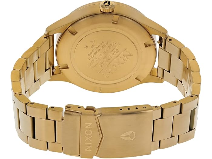(取寄) ニクソン メンズ セントリー ソーラー ステインレス スティール Nixon men Sentry Solar Stainless Steel All Gold/Black