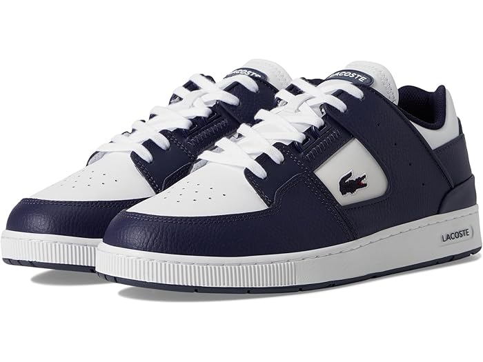 (取寄) ラコステ メンズ コート ケージ スニーカー Lacoste men Court Cage Sneakers Navy/White