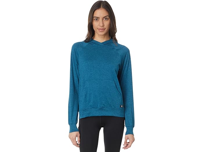 (取寄) ブルックス レディース ラグゼ ブーディ Brooks women Luxe Hoodie Heather Moroccan Blue