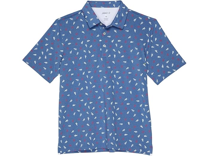 (取寄) ジョニー-O キッズ ボーイズ ジョ フロッグ パフォーマンス ポロ (リトル キッズ/ビッグ キッズ) johnnie-O Kids boys Jo Flag Performance Polo (Little Kids/Big Kids) Lake