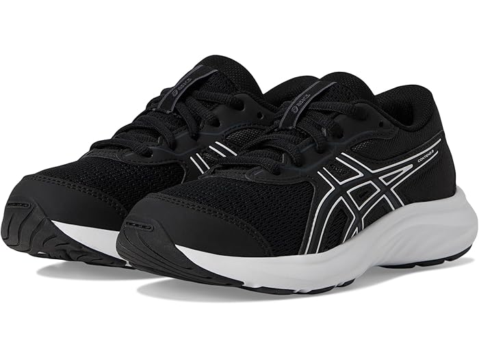 (取寄) アシックス キッズ キッズ コンテンド 9 GS (リトル キッド/ビッグ キッド) ASICS Kids kids Contend 9 GS (Little Kid/Big Kid) Black/White