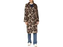 (取寄) アヴェックレフィー レディース レオパード プリント リラックスド-フィット ウォーカー コート Avec Les Filles women Leop...
