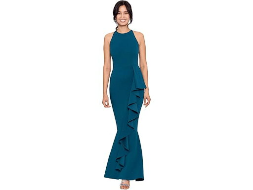 (取寄) ベッツィアンドアダム レディース ホルター クレープ マーメイド ガウン Betsy & Adam women Halter Crepe Mermaid Gown Azure (取寄) ベッツィアンドアダム レディース ホルター クレープ マーメイド ガウン Betsy & Adam women Halter Crepe Mermaid Gown Azure