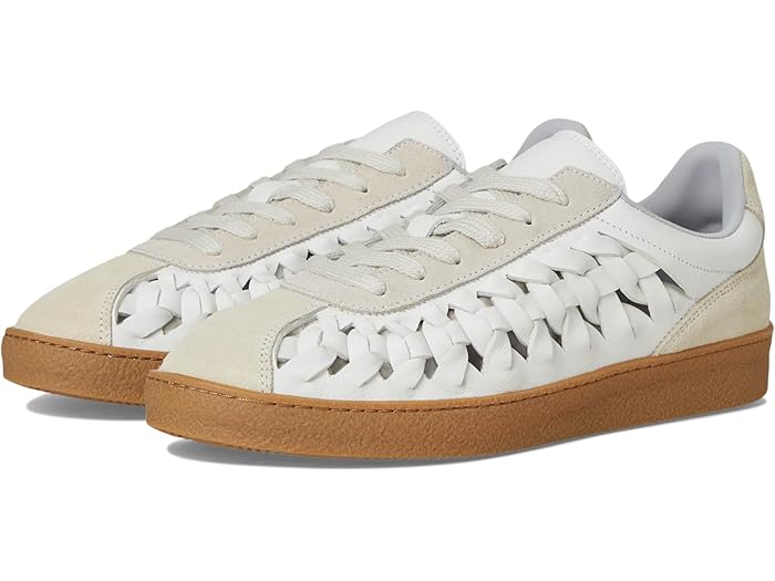 (取寄) オールセインツ レディース ベルマ ウーブン スニーカー AllSaints women Velma Woven Sneakers Chalk Whi...