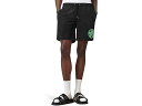 (取寄) オールセインツ メンズ ディストーション スイム ショート AllSaints men Distortion Swim Short Jet Black(4)