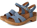 (取寄) ソフト レディース カプリ Sofft women Capri Denim Blue(4)