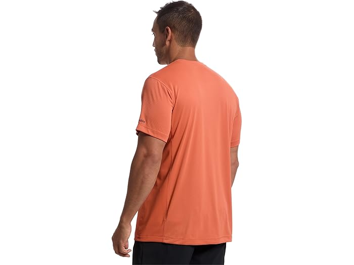 (取寄) コロンビア メンズ ゼロ ルールズ ライト ショート スリーブ グラフィック クルー Columbia men Zero Rules Light Short Sleeve Graphic Crew Tuscan/Actively Cooled