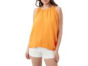 (取寄) トリーナターク レディース アモス トップ Trina Turk women Amos Top Cap Clementine(4)