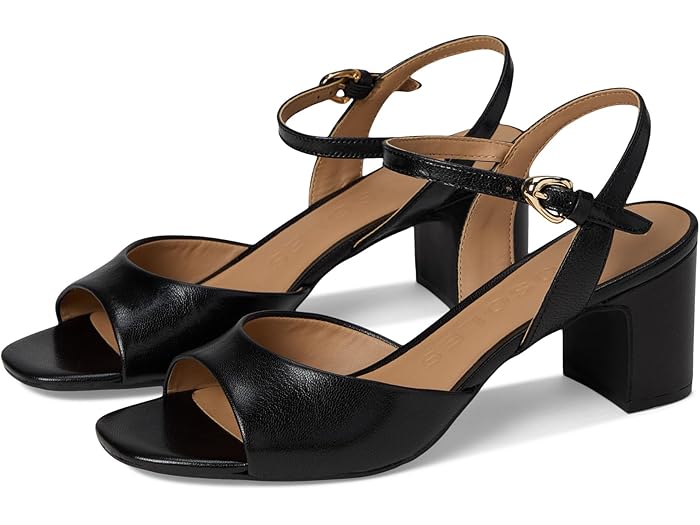 () 륺 ǥ Aerosoles women Gerda Black Shiny Leather