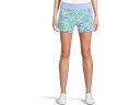 (取寄) リリー ピュリッツァー レディース ビッチ ショーツ Lilly Pulitzer women Bicci Shorts Sunwashed Blue Plumes In Bloom(4)