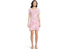 (取寄) リリー ピュリッツァー レディース ブレイズ ショート スリーブ ロンパー Lilly Pulitzer women Blaise Short Sleeve Romper Rousseau Pink Glisten In The Sun(4)