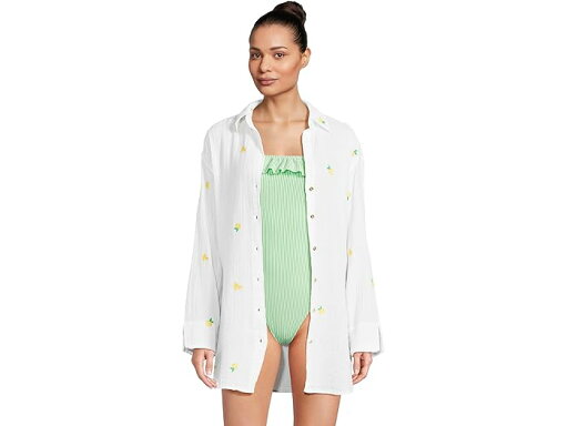 (取寄) リリー ピュリッツァー レディース クウィットニー ロング-スローブ カバー Lilly Pulitzer women Kwitney Long-Sleeve Cover Honeycomb Lemon Bee Half Drop (取寄) リリー ピュリッツァー レディース クウィットニー ロング-スローブ カバー Lilly Pulitzer women Kwitney Long-Sleeve Cover Honeycomb Lemon Bee Half Drop