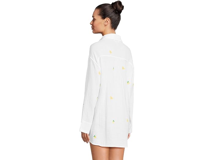 (取寄) リリー ピュリッツァー レディース クウィットニー ロング-スローブ カバー Lilly Pulitzer women Kwitney Long-Sleeve Cover Honeycomb Lemon Bee Half Drop