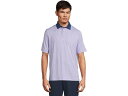 (取寄) ジョンストン&マーフィー メンズ XC4 クール ディグリー ソリッド カラー ゲオ プリント ポロ Johnston & Murphy men Xc4 Cool Degree Solid Collar Geo Print Polo Purple/Navy(4)
