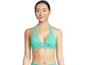 (取寄) ベッカ レディース モダン エッジ リブ キャシディ ホルター トップ BECCA women Modern Edge Rib Cassidy Halter Top Aqua Sea