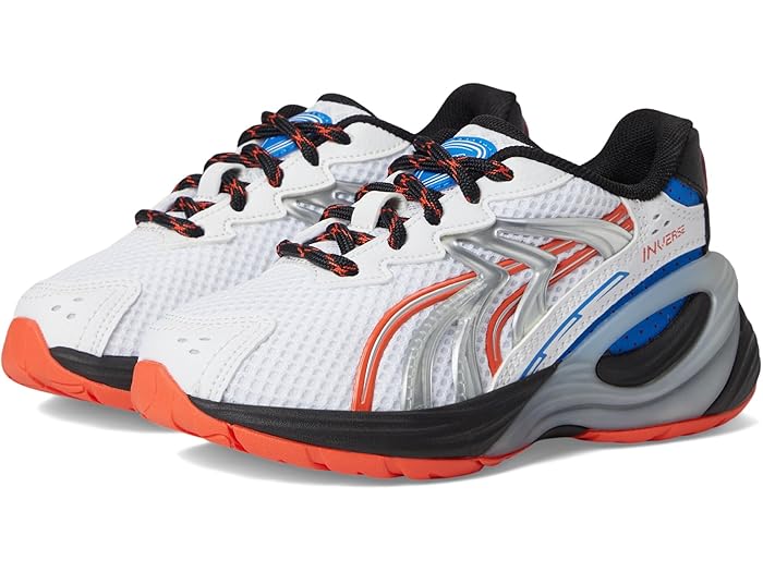 (取寄) プーマ キッズ キッズ インバース (リトル キッド/ビッグ キッド) PUMA Kids kids Inverse (Little Kid/Big Kid) Puma White/Redmazing/Hyperlink Blue/Puma Black 1