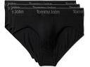 (取寄) トミー ジョン メンズ セカンド スキン モーダル ブリーフ 3-パック Tommy John men Second Skin Modal Brief 3-pack Black