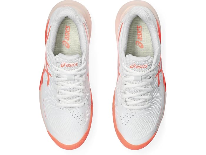 (取寄) アシックス レディース ゲル-チャレンジャー 14 テニス シューズ ASICS women GEL-Challenger 14 Tennis Shoe White/Sun Coral