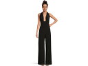 (取寄) ノーマ カマリ レディース クロス ホルター ストレート レッグ ジャンプスーツ Norma Kamali women Cross Halter Straight Leg Jumpsuit Black(4)