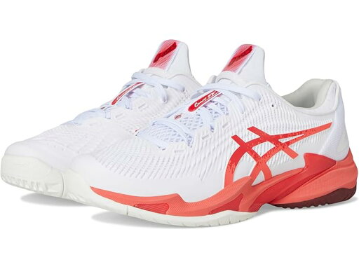 (取寄) アシックス メンズ コート FF 3 ノバク ASICS men Court FF 3 Novak White/Electric Red (取寄) アシックス メンズ コート FF 3 ノバク ASICS men Court FF 3 Novak White/Electric Red