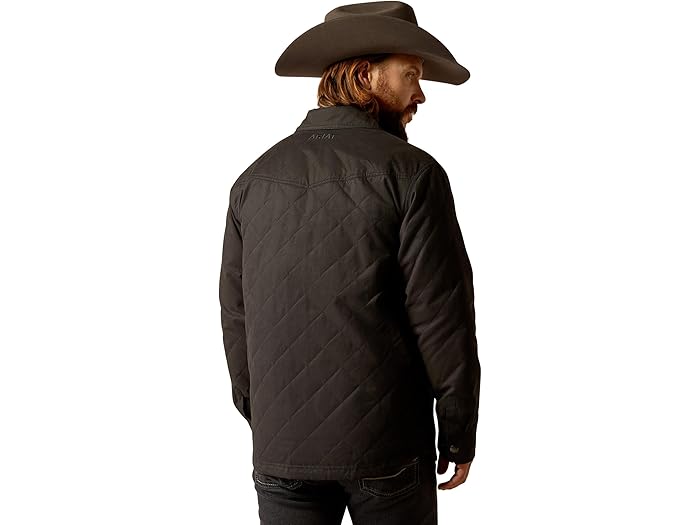 (取寄) アリアット メンズ グリズリー シャツ ジャケット Ariat men Grizzly Shirt Jacket Black