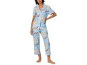 (取寄) ベッドヘッドパジャマズ レディース コットン ウーブン ショート スリーブ クロップド Pj セット Bedhead PJs women Cotton...