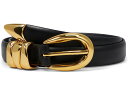 (取寄) メイドウェル レディース トリプル メタル キーパー ベルト Madewell women Triple Metal Keeper Belt Black