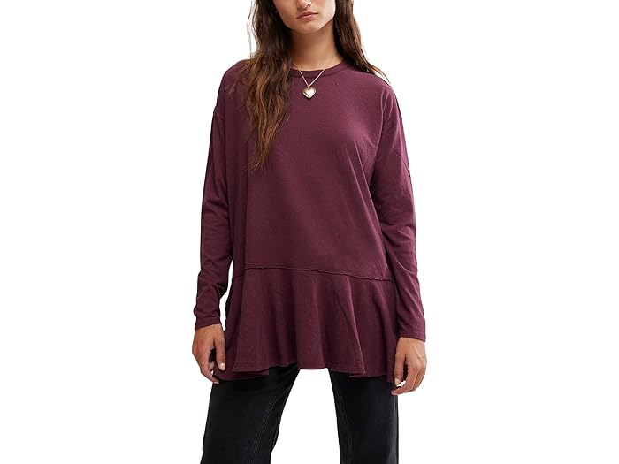 () ե꡼ԡץ ǥ ѥꥹ ƥ Free People women Paris Tee Vineyard Grape