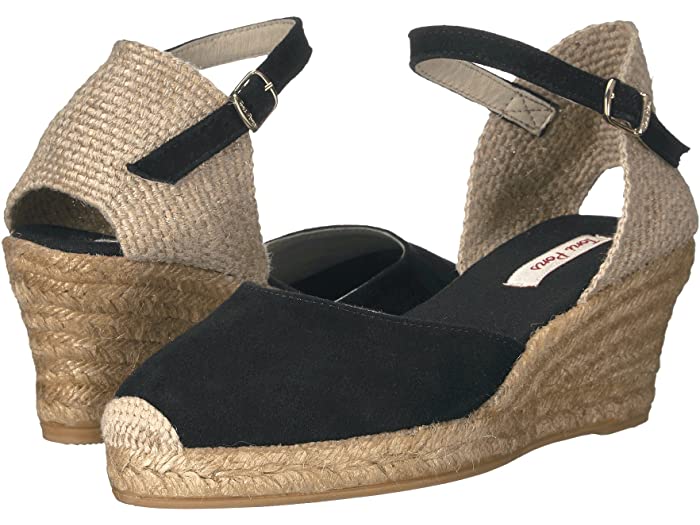 () ȥˡ ݥ ǥ å-5 Toni Pons women Lloret-5 Black Suede