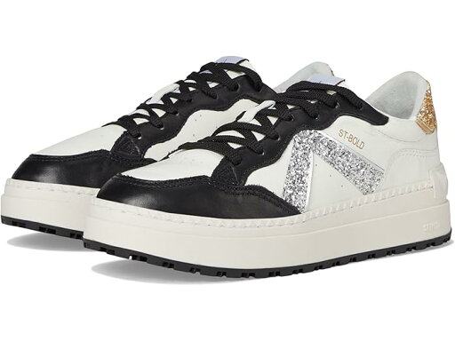 (取寄) シュッツ レディース ST ボールド Schutz women St Bold White/Black/Prata/Platina (取寄) シュッツ レディース ST ボールド Schutz women St Bold White/Black/Prata/Platina