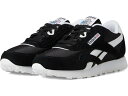 (取寄) リーボックキッズ ボーイズ クラシック ナイロン (ビッグ キッド) Reebok Kids boys Classic Nylon (Big Kid) Black/Black/White(4)