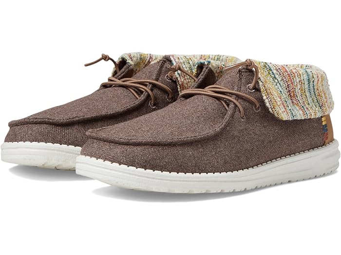 (取寄) ヘイ デュード レディース ウェンディ ウーリー ツイル フォールド ブーツ Hey Dude women Wend..