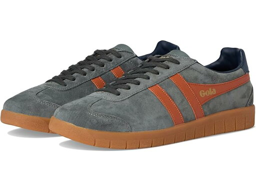 (取寄) ゴーラ メンズ ハリケーン スエード Gola men Hurricane Suede Storm/Moody Orange/Navy/Gum (取寄) ゴーラ メンズ ハリケーン スエード Gola men Hurricane Suede Storm/Moody Orange/Navy/Gum