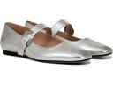 (取寄) ナチュラライザー レディース 27 エディット カーター メアリー ジェーンズ Naturalizer women 27 Edit Carter Mary Janes Silver Leather