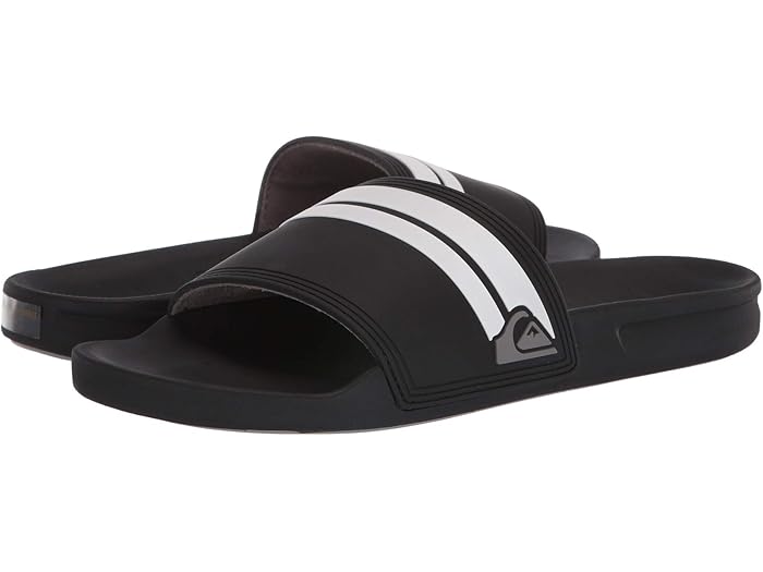(取寄) クイックシルバー メンズ リヴィ スライド Quiksilver men Rivi Slide Black/Black/White