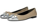 (取寄) トリーバーチ レディース キャップ-トゥ バレエ Tory Burch women Cap-Toe Ballet Oyster/Silver