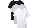 (取寄) ラコステ メンズ 3-パック クルー ネック レギュラー フィット エッセンシャル T-シャツ Lacoste men 3-Pack Crew Nec...