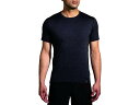 (取寄) ブルックス メンズ ラグゼ ショート スリーブ Brooks men Luxe Short Sleeve Heather Deep Black
