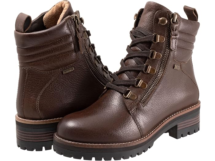 楽天スウィートラグ（取寄） ソフトウォーカー レディース エバレット SoftWalk women Everett Dark Brown Tumbled