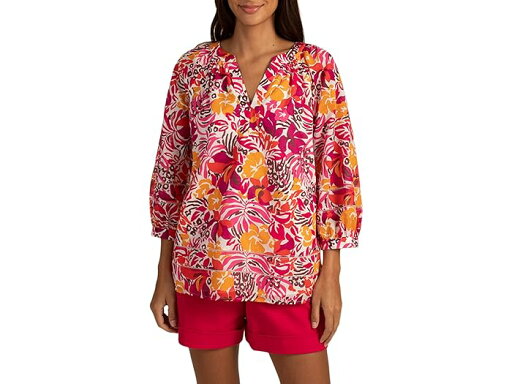 (取寄) トリーナターク レディース ライト ハーティッド トップ Trina Turk women Light Hearted Top Rockrose Multi (取寄) トリーナターク レディース ライト ハーティッド トップ Trina Turk women Light Hearted Top Rockrose Multi