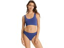 (取寄) ハンロ レディース タッチ フィーリング クロップ トップ Hanro women Touch Feeling Crop Top Blue Horizon(4)