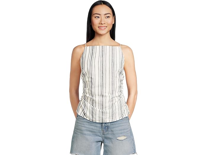 (取寄) メイドウェル レディース シャローナ トップ イン リネン コットン Madewell women Sharona Top In Linen Cotton Lighthouse