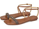 (取寄) マイケルコース レディース レナ フラッツ サンダル MICHAEL Michael Kors women Lena Flat Sandal Brown/Luggage