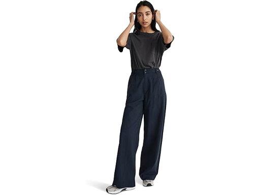 (取寄) メイドウェル レディース ザ ハーロウ ワイド-レッグ パンツ Madewell women The Harlow Wide-Leg Pant Deep Indigo (取寄) メイドウェル レディース ザ ハーロウ ワイド-レッグ パンツ Madewell women The Harlow Wide-Leg Pant Deep Indigo