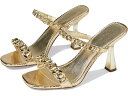 (取寄) マイケルコース レディース クララ サンダル MICHAEL Michael Kors women Clara Sandals Pale Gold 1(4)