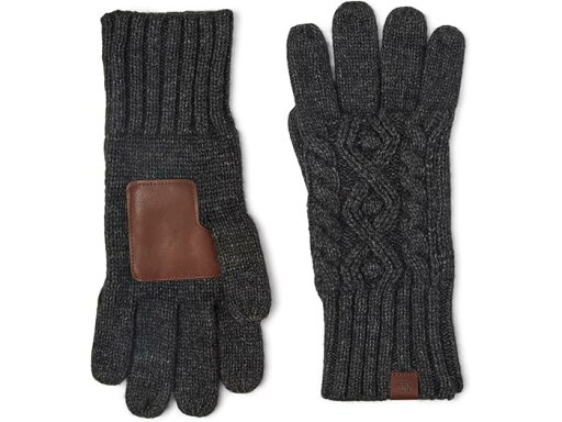 (取寄) ローレン ラルフローレン レディース ケーブル グローブ ウィズ レザー パーム パッチ Lauren Ralph Lauren women Cable Glove with Leather Palm Patch Medium Grey Heather 2 (取寄) ローレン ラルフローレン レディース ケーブル グローブ ウィズ レザー パーム パッチ Lauren Ralph Lauren women Cable Glove with Leather Palm Patch Medium Grey Heather 2