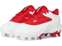 (取寄) アンダーアーマー キッズ ボーイズ リードオフ ロウ RM ジュニア 3.0 (トドラー/リトル キッド/ビッグ キッド) Under Armour Kids boys Leadoff Low RM Jr. 3.0 (Toddler/Little Kid/Big Kid) Red/White/Red